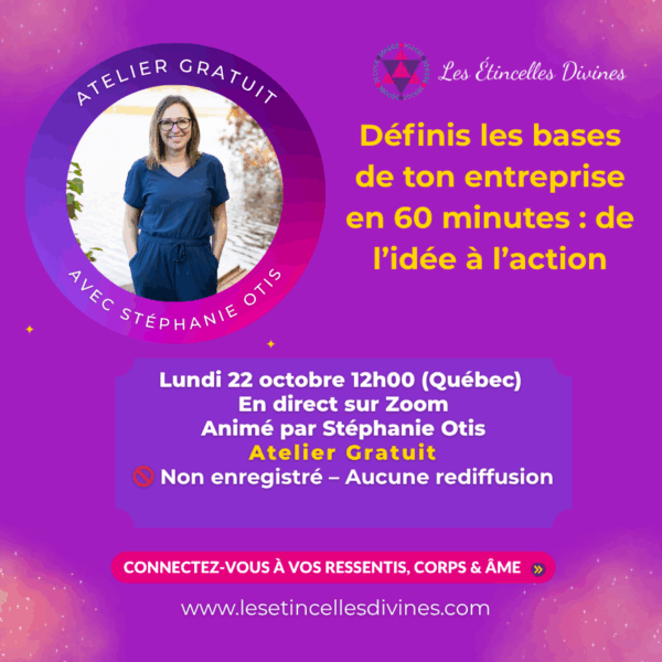 Définis les bases de ton entreprise en 60 minutes : de l’idée à l’action