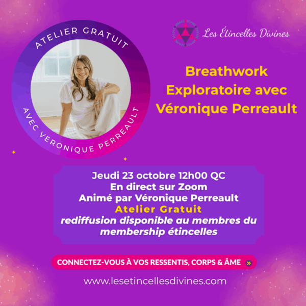 Breathwork exploratoire avec Véronique Perreault